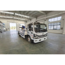 Dongfeng Mini Rollback Truckback Trucks Integrated Tow and Crane Wrecker Road Rescue Towing Truck